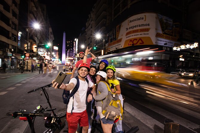 Buenos Aires Night Tour on Electric Scooter - Malvinas and Luna Park bring stronger local feeling