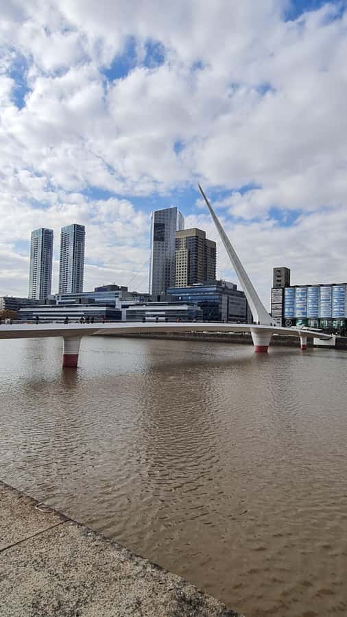 Buenos Aires: Puerto Madero Tour For Small Groups - Tall towers beside working-port machinery