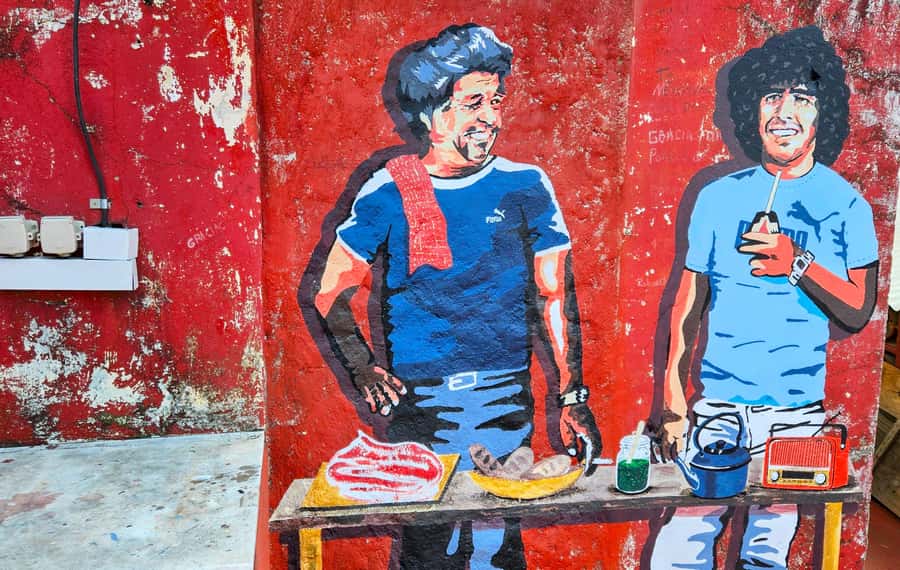 Maradona Tour: Murals, Chapel, Stadium, Museum, Casa D10S - Argentinos Juniors stadium and the football story
