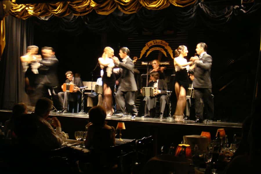 Tango show in La Ventana with optional Dinner - The tango program and its two orchestras