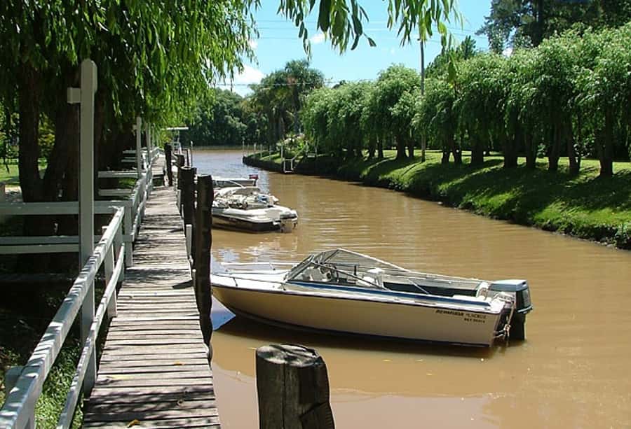 Tigre with Lunch overlooking the River and Navigation - Lunch Beside the Luján River