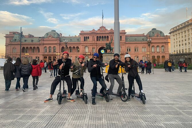 Tour Buenos Aires in one day on Electric Scooters - Starting near Plaza Estado del Vaticano