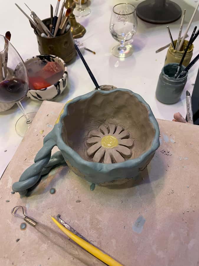 Wine & Pottery Class For Beginners in Buenos Aires Argentina - Wine, Snacks, and a Social Evening